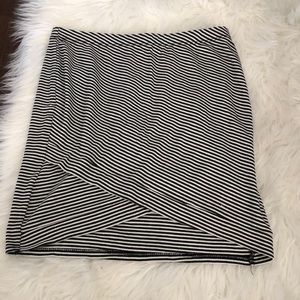 Striped mini skirt XS